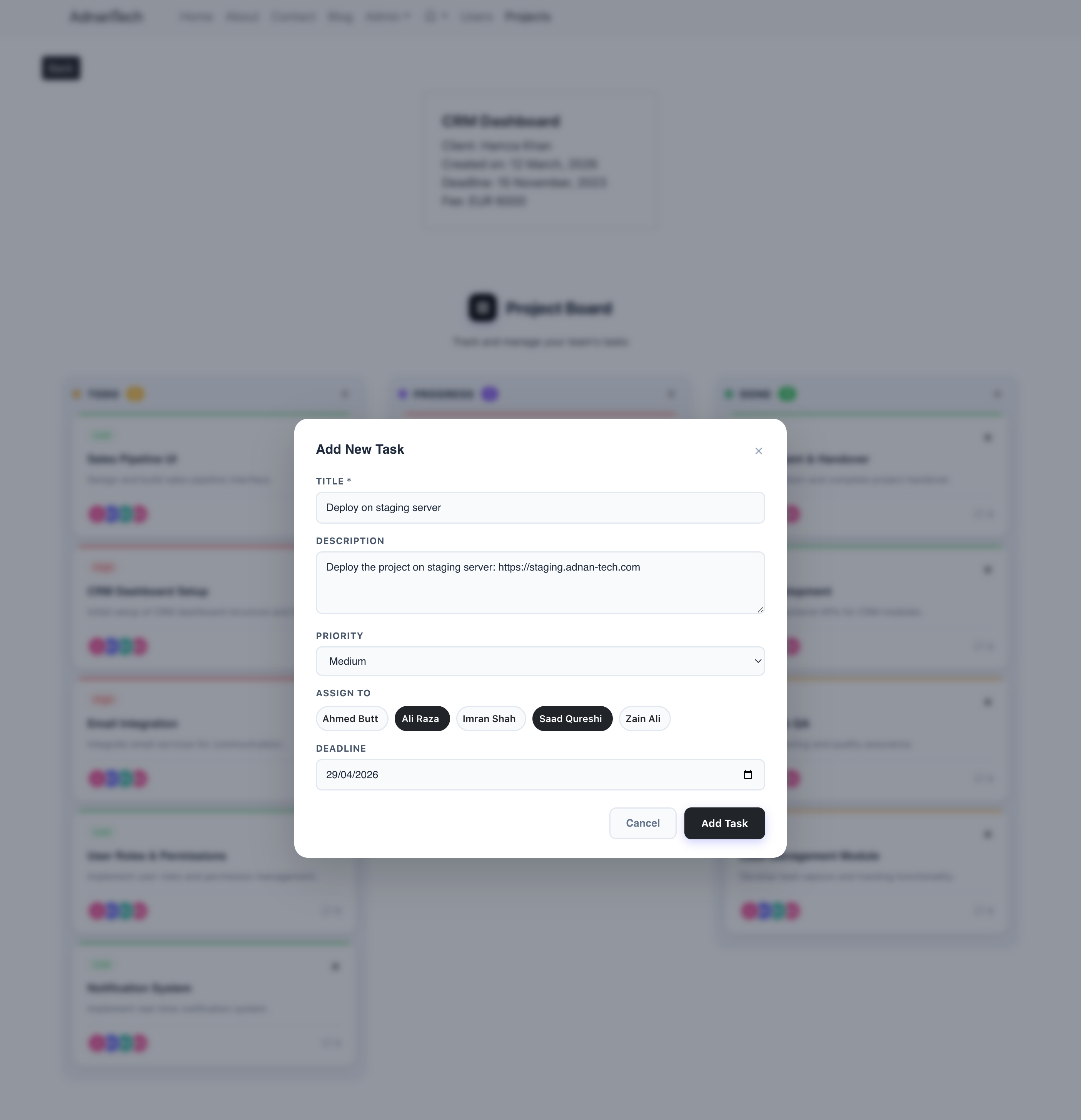 Tasks