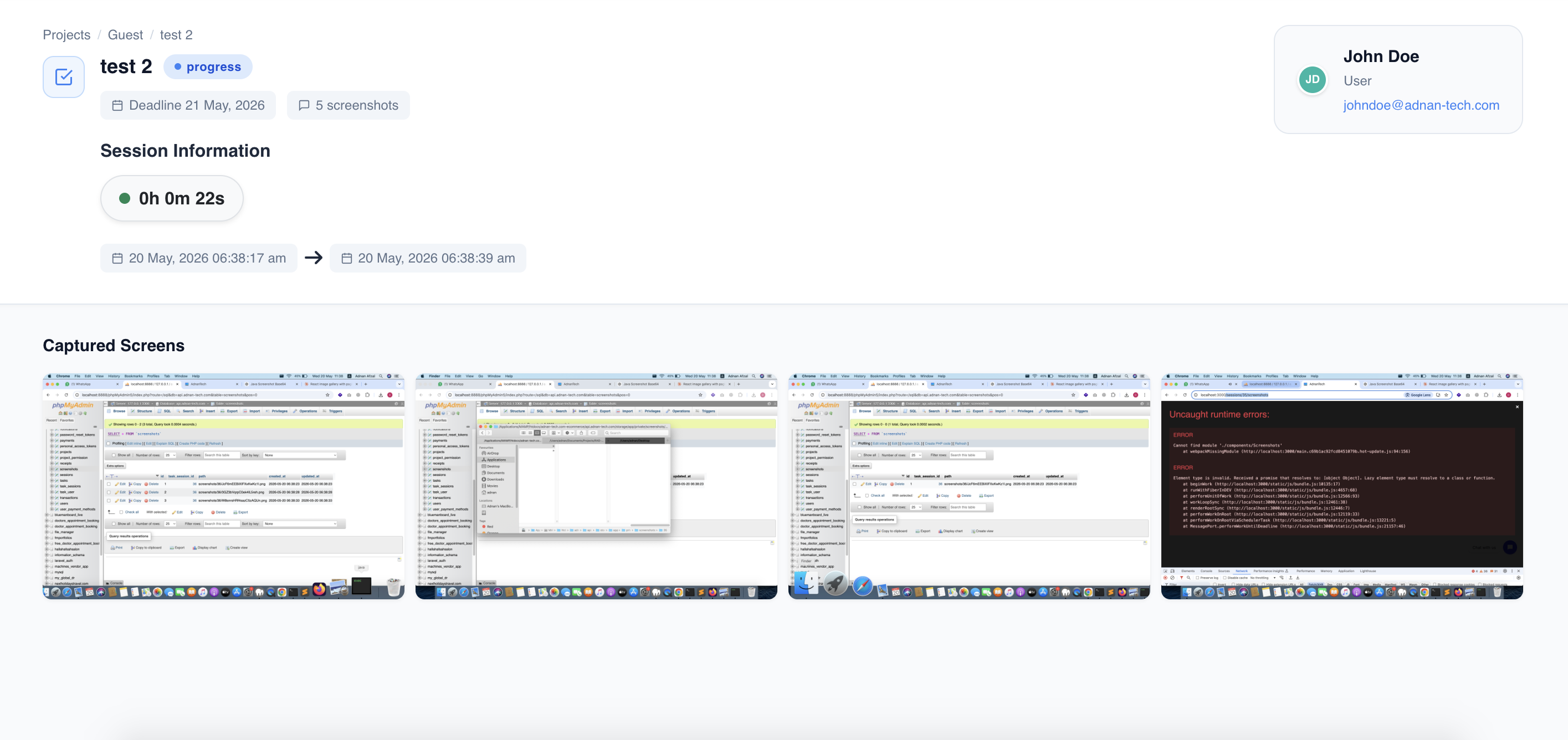 Screenshots