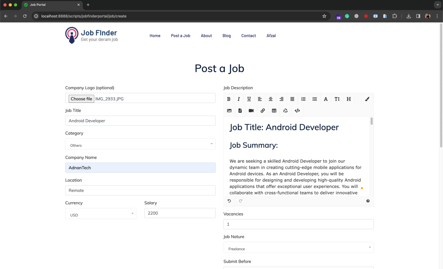 Post a Job