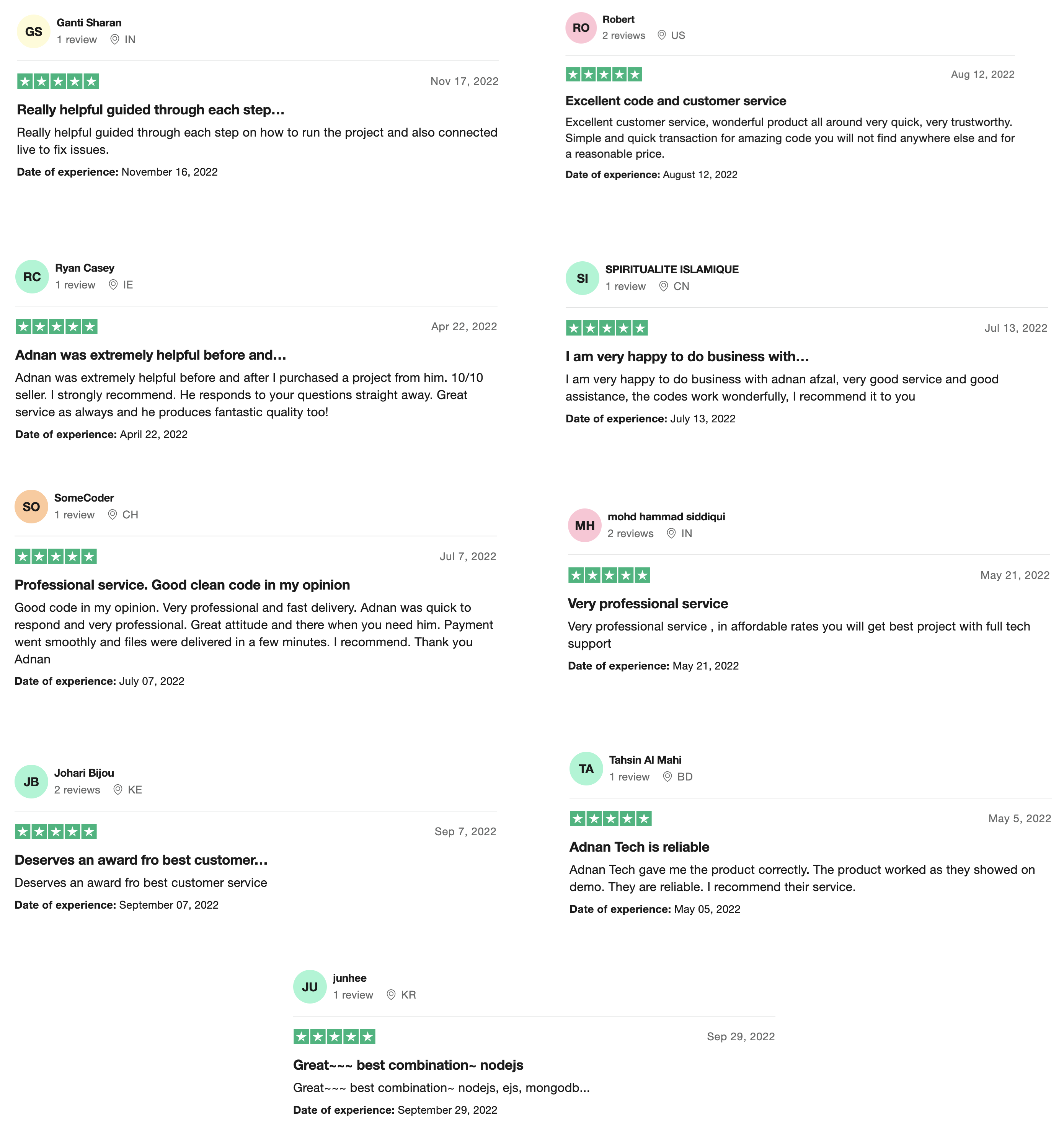 TrustPilot-reviews