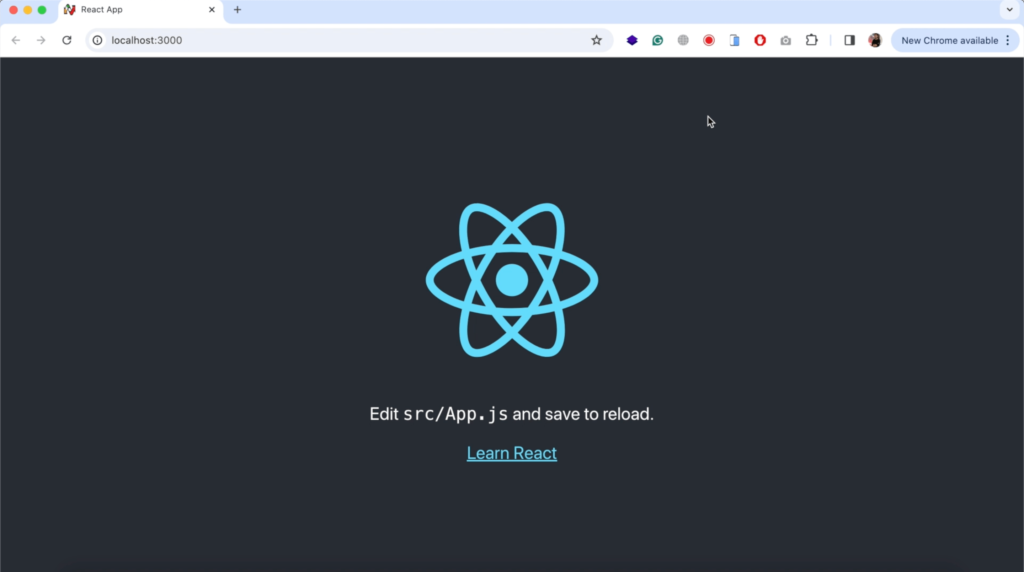 Create new React JS project